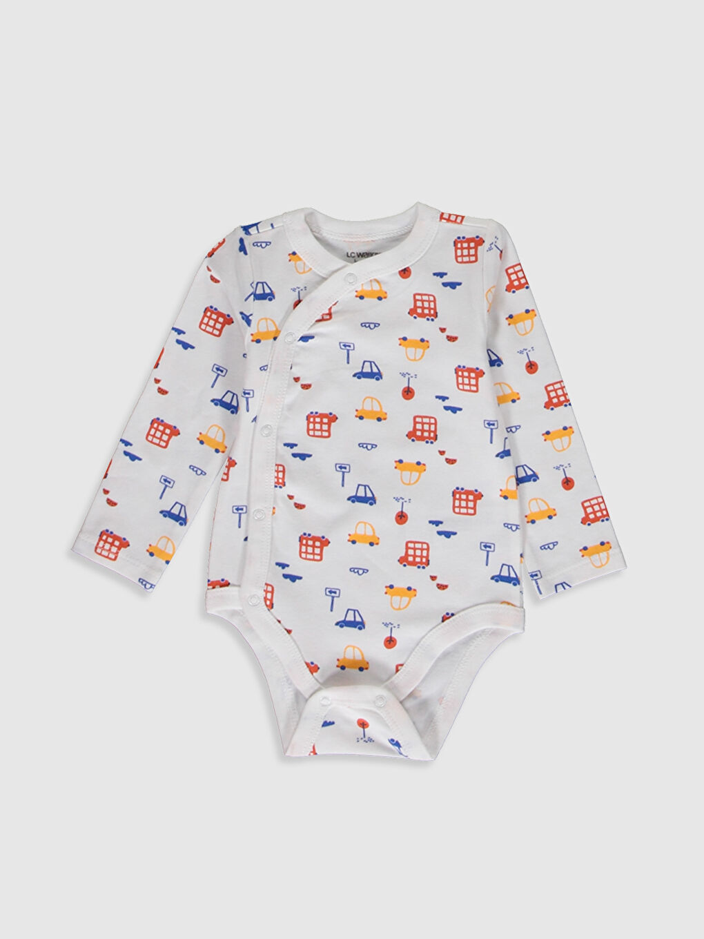 Long Sleeved Baby Boy Press Stud Body-3