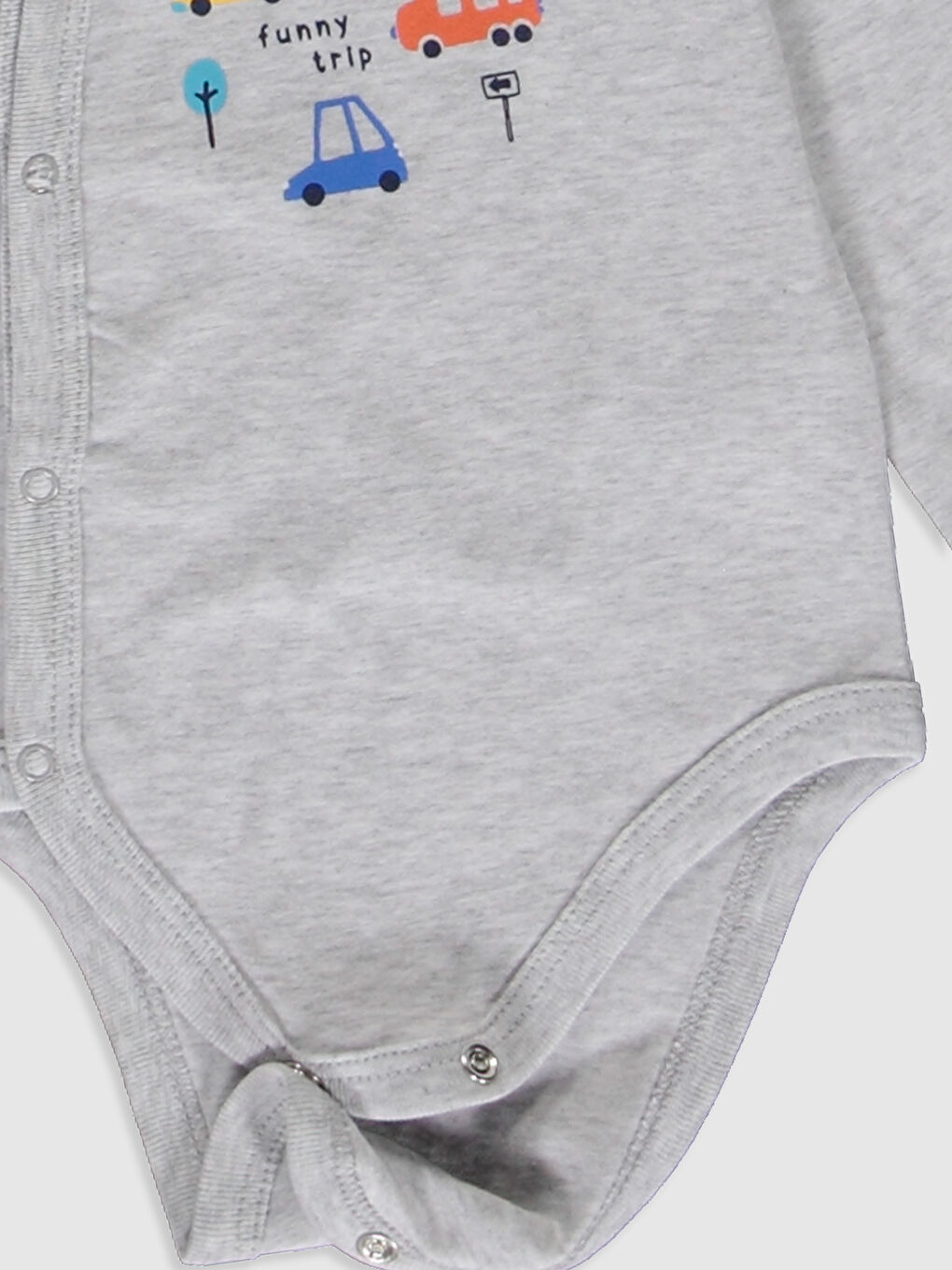 Long Sleeved Baby Boy Press Stud Body-4