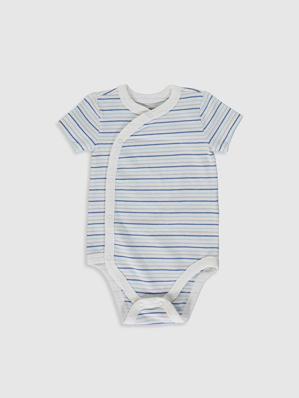 Short Sleeved Baby Boy Press Stud Press Stud Body-3