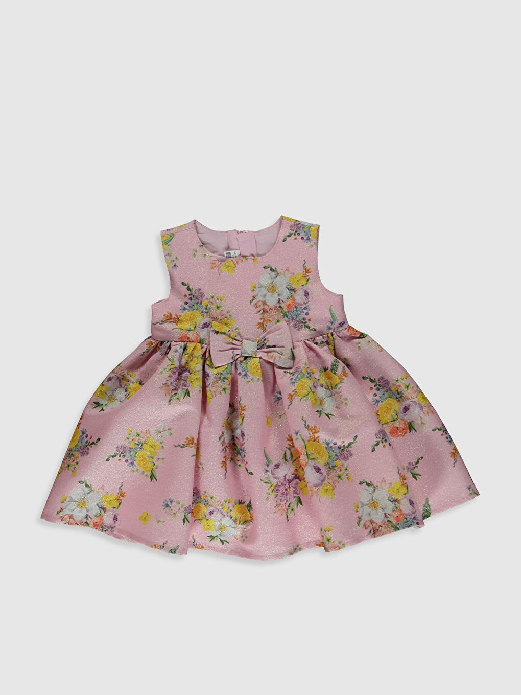 LCW baby Bisiklet Yaka Kız Bebek Elbise -0S9177Z1-LT4