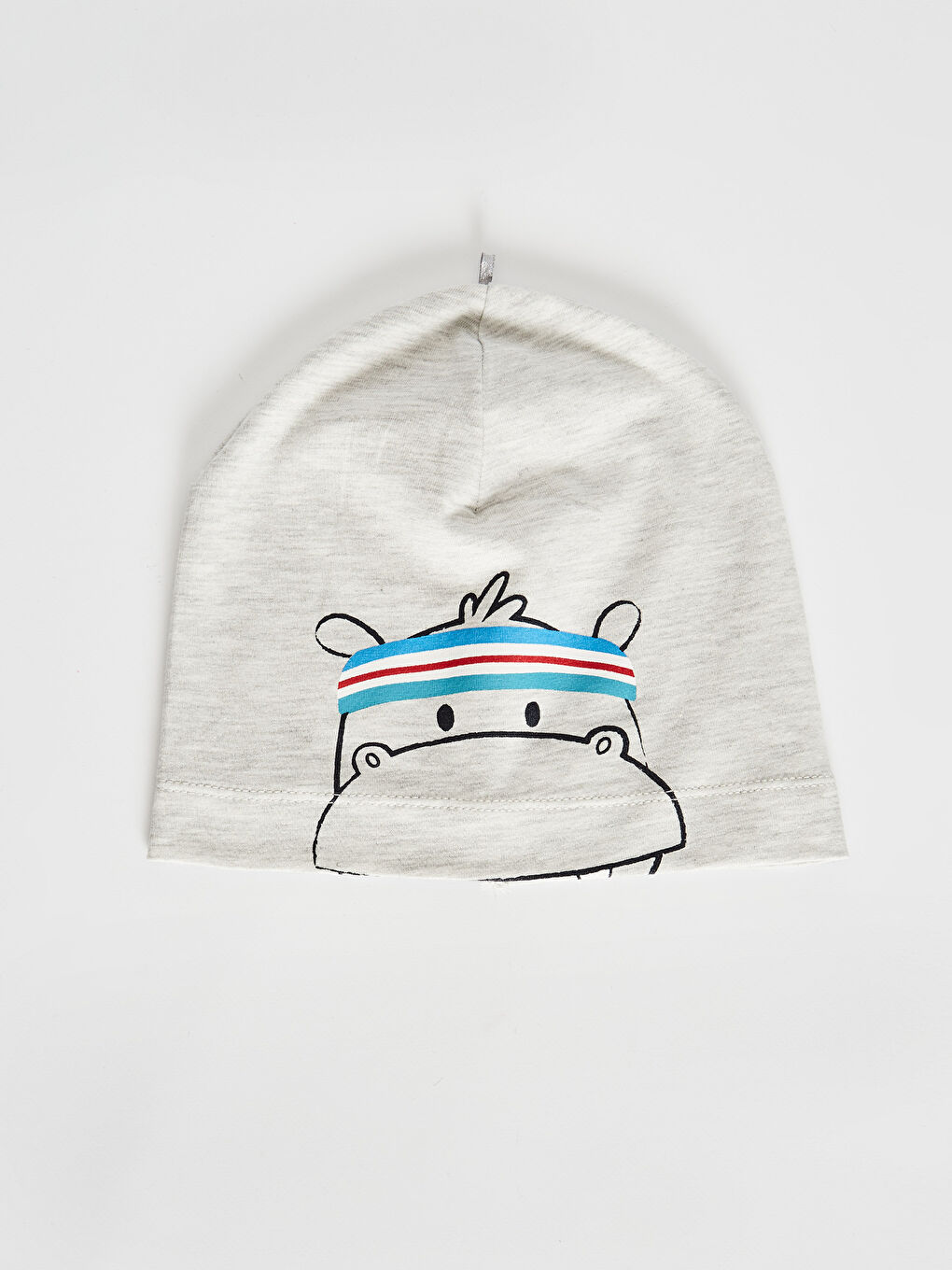 Шапочка для новорождённого с принтом медведя для мальчиков