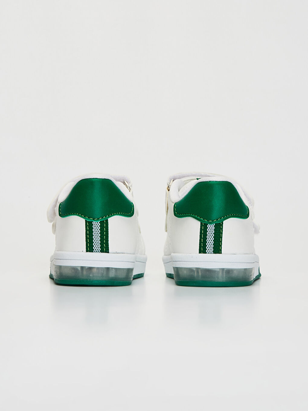 Beyaz Erkek Bebek Işıklı Günlük Bilekli Ayakkabı -3