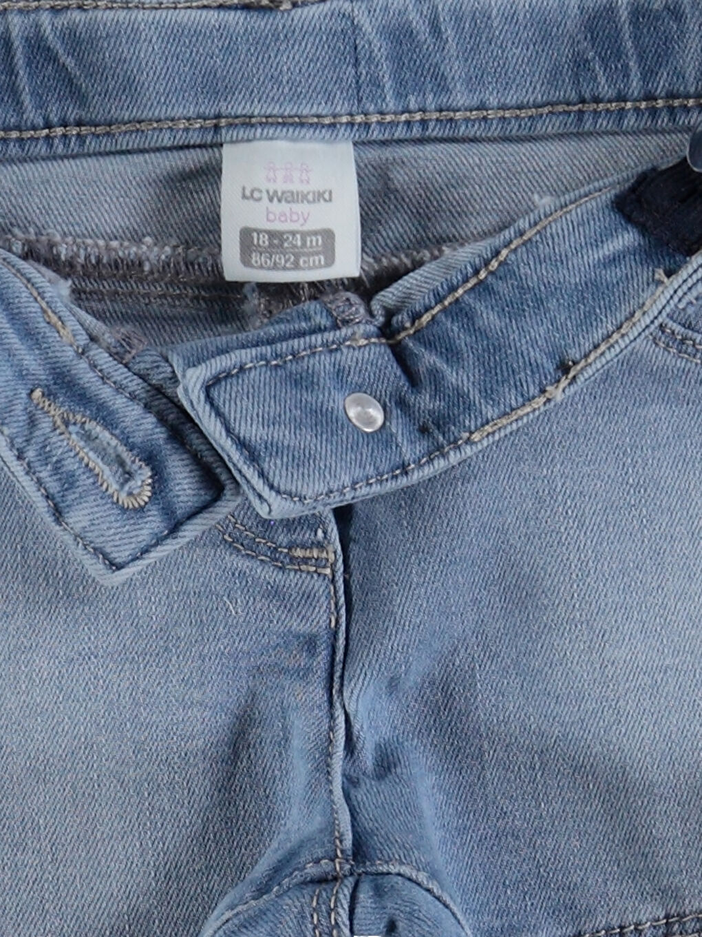 LCW baby Short en jean standard pour bébé fille -0SH155Z1-507