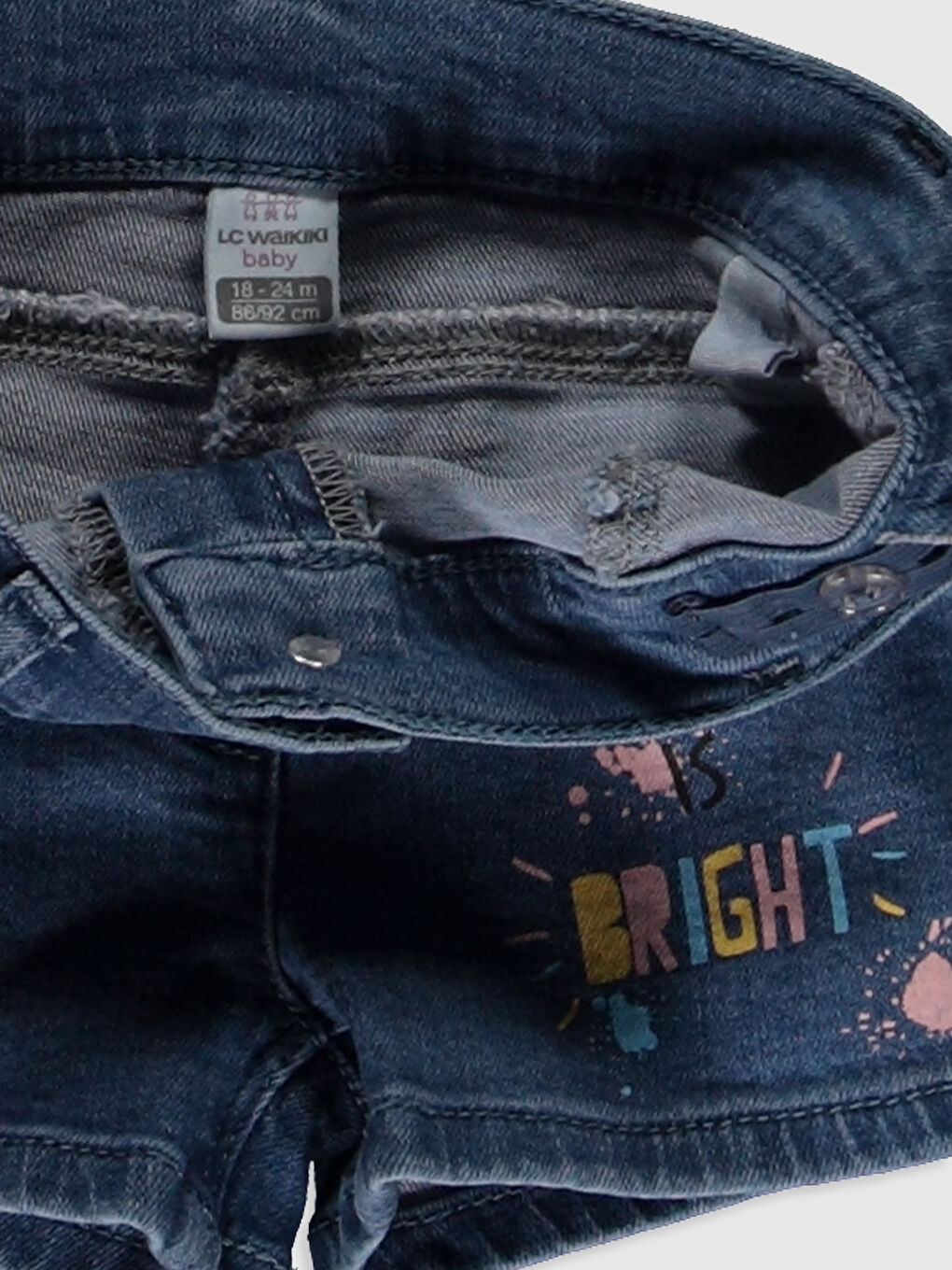 LCW baby Standard Fit Baby Girl Jean Shorts -0SH167Z1-507