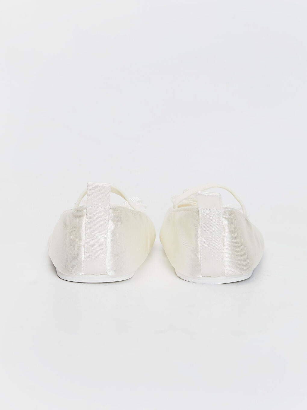 Ekru Kız Bebek Fiyonk Detaylı Yürüme Öncesi Babet Ayakkabı-3