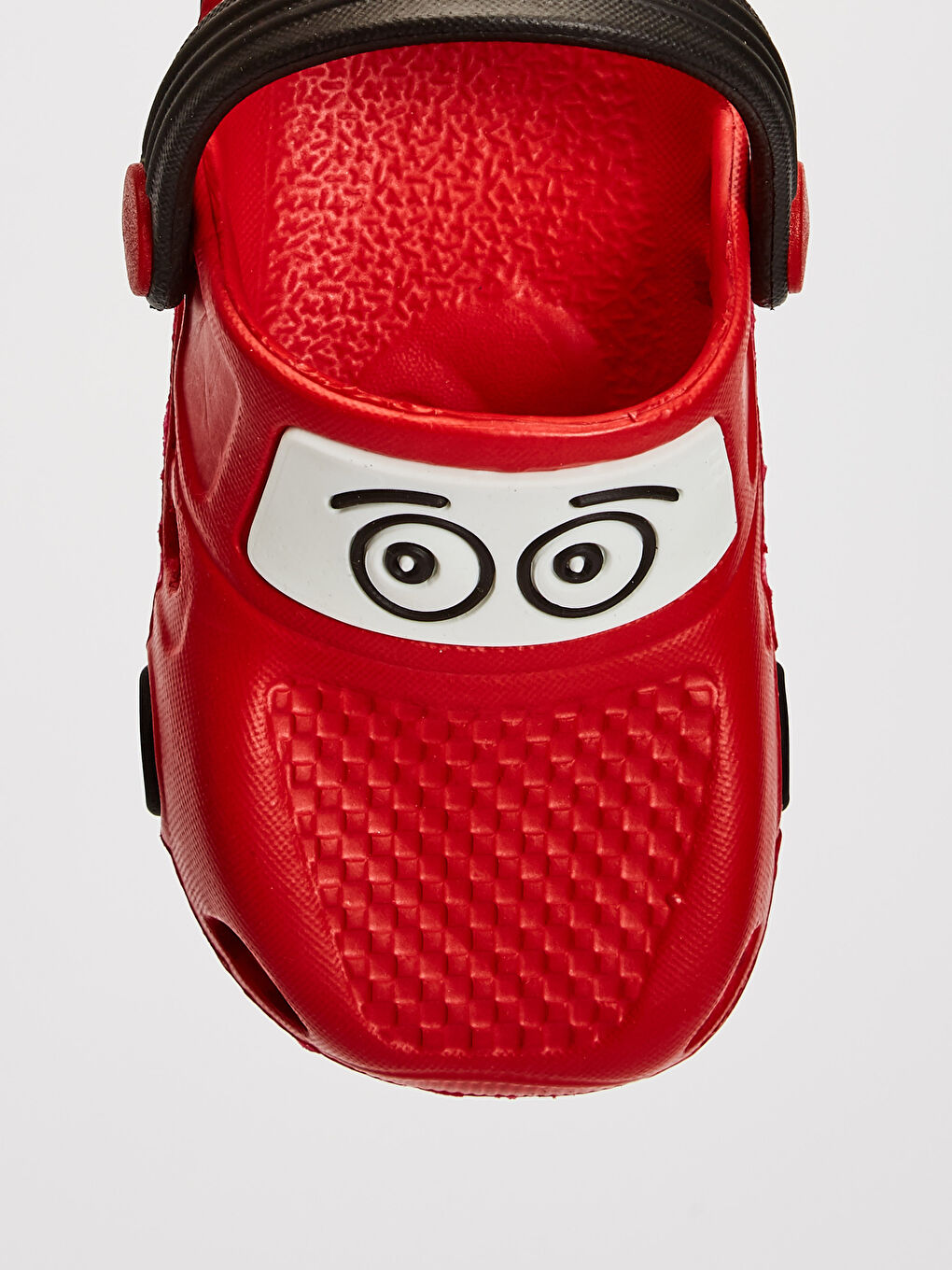 Kırmızı Erkek Bebek Araba Silüetli Plaj Sandaleti-5