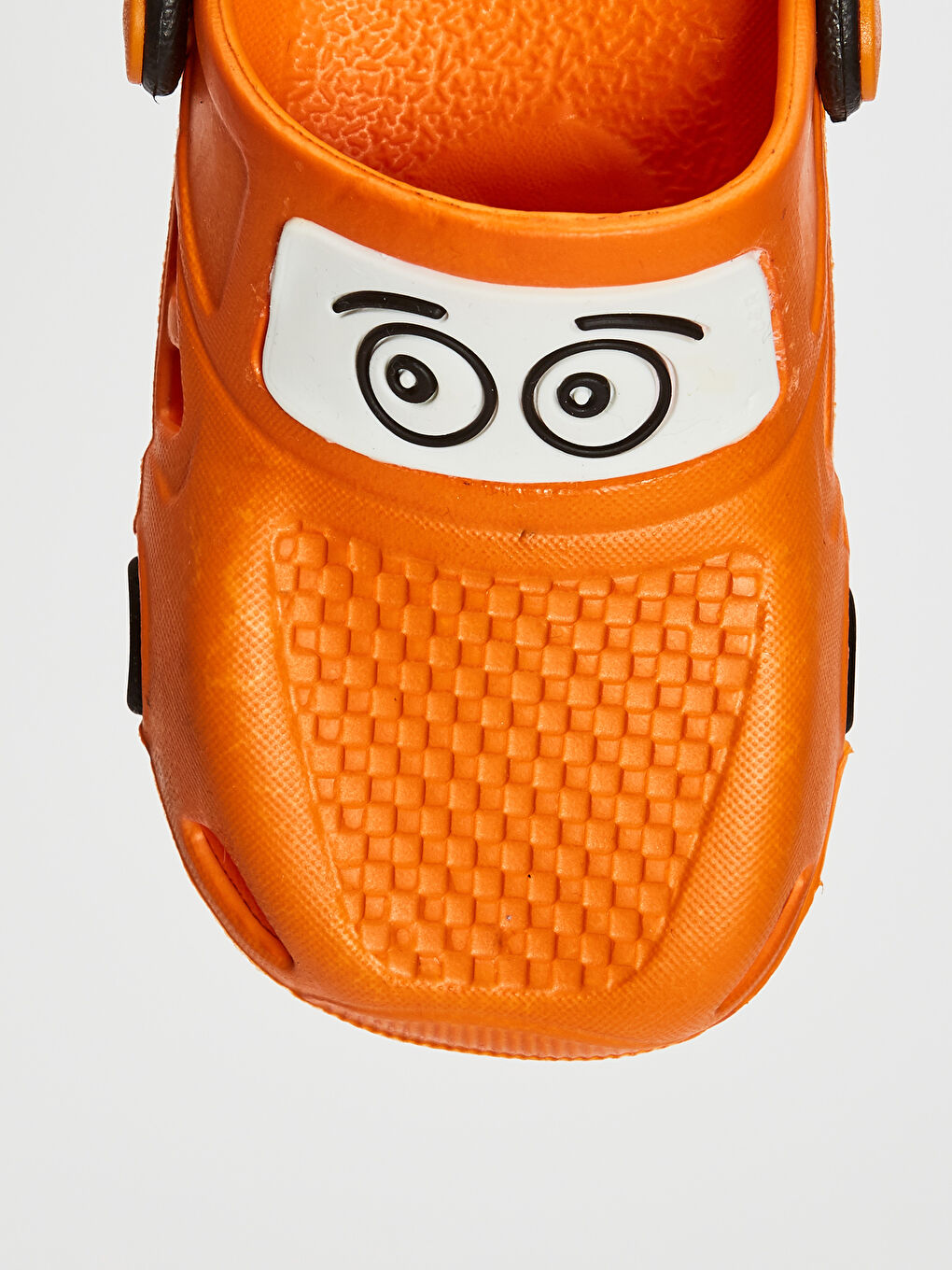 Turuncu Erkek Bebek Araba Silüetli Plaj Sandaleti-4