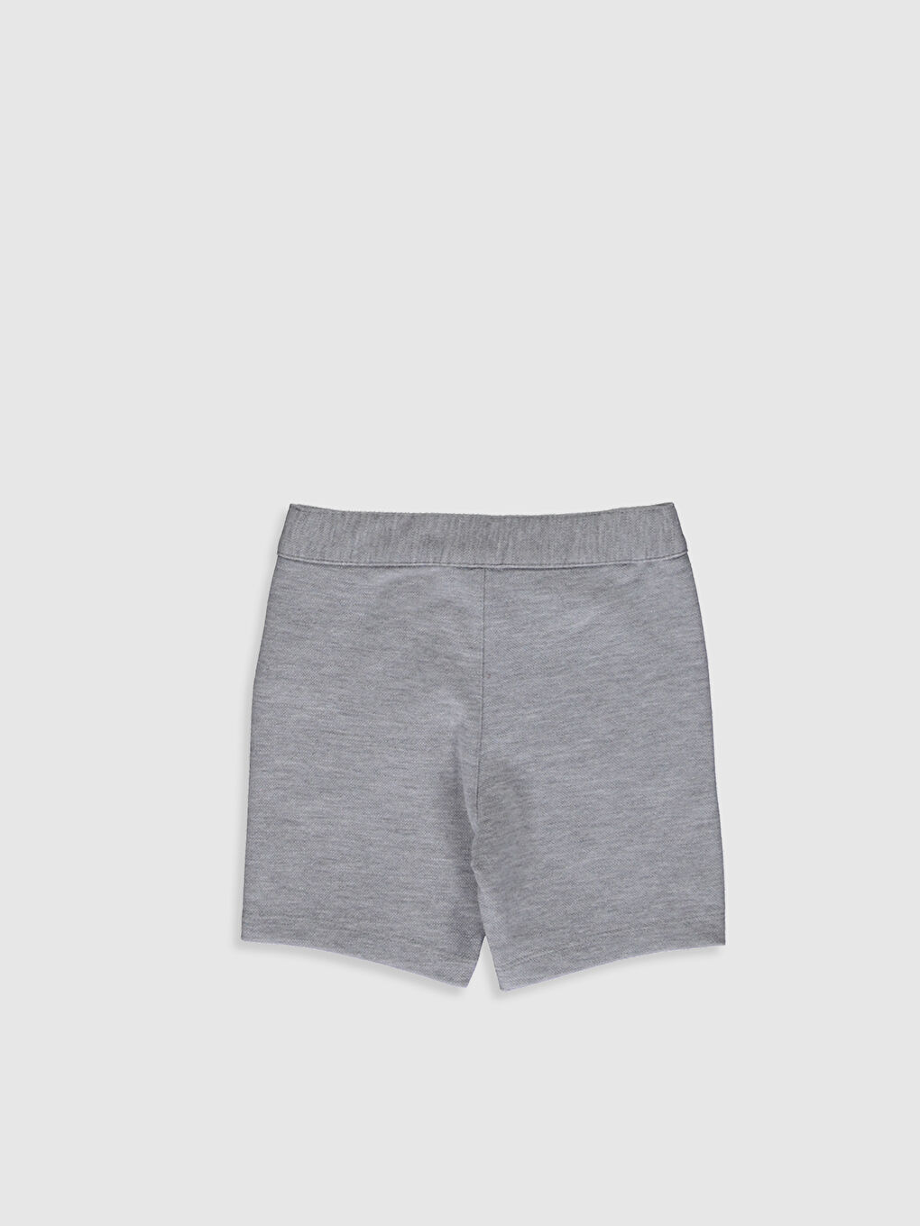 Gri Standart Kalıp Erkek Bebek Şort-1