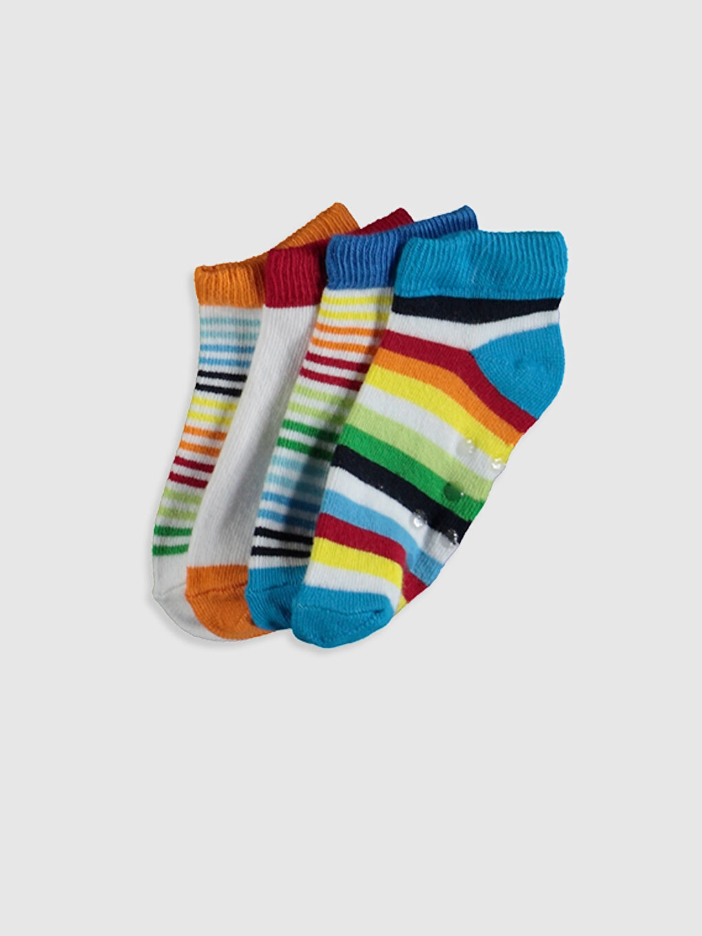 Karışık Erkek Bebek Patik Çorap 4'lü