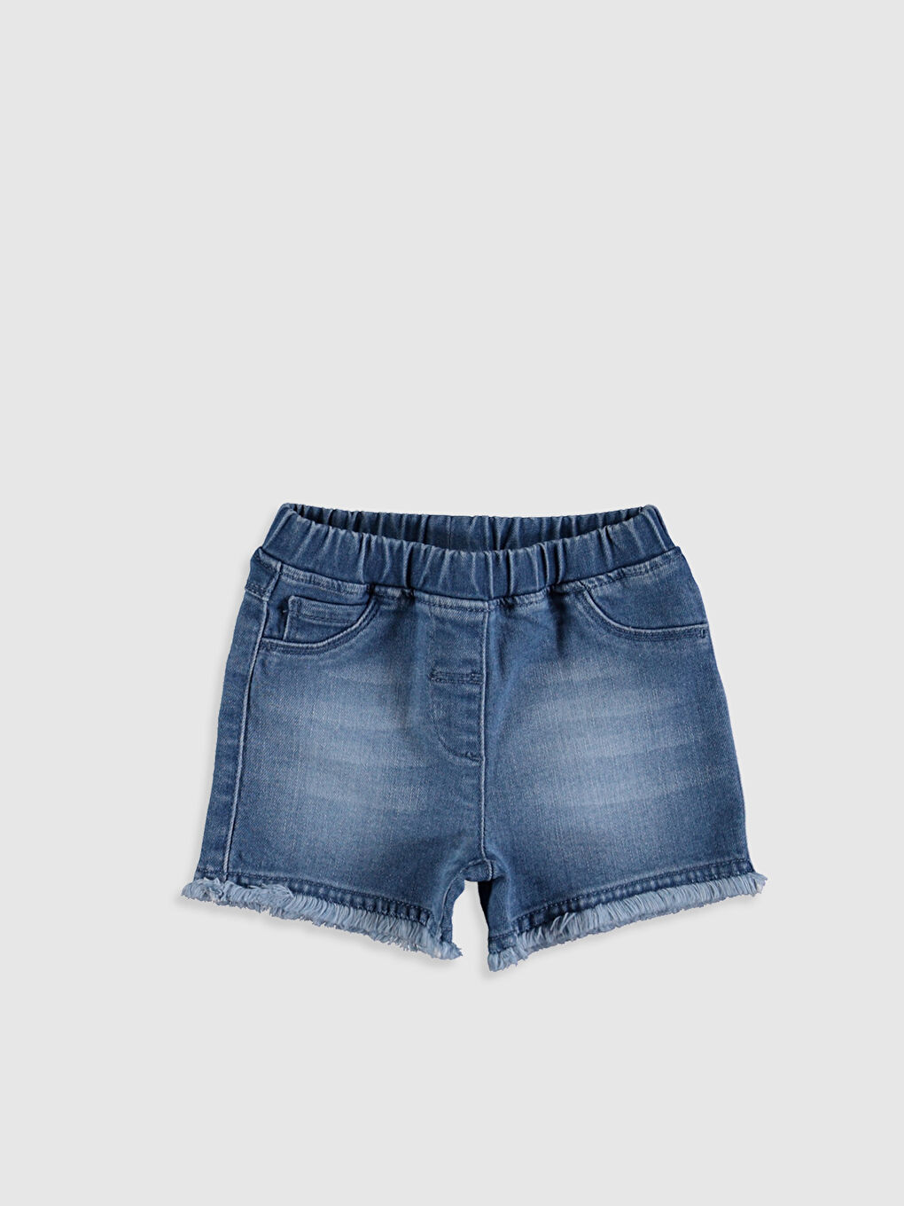 Pantaloni scurți din denim basic confortabili pentru bebeluși fete