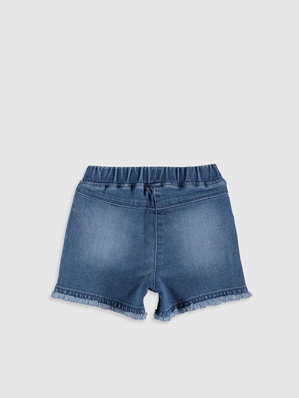 Pantaloni scurți din denim basic confortabili pentru bebeluși fete-1