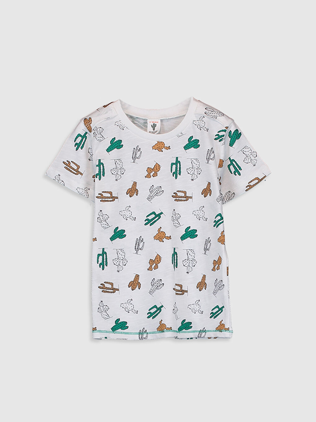 Crew Neck Short Sleeve Baby Boys' T-Shirt