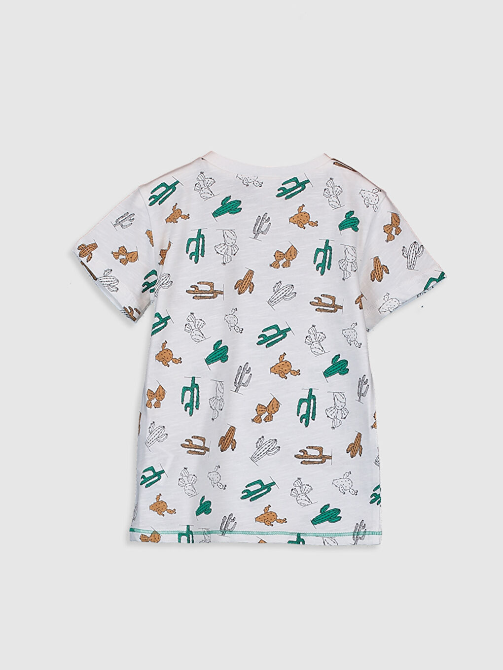 Crew Neck Short Sleeve Baby Boys' T-Shirt-1