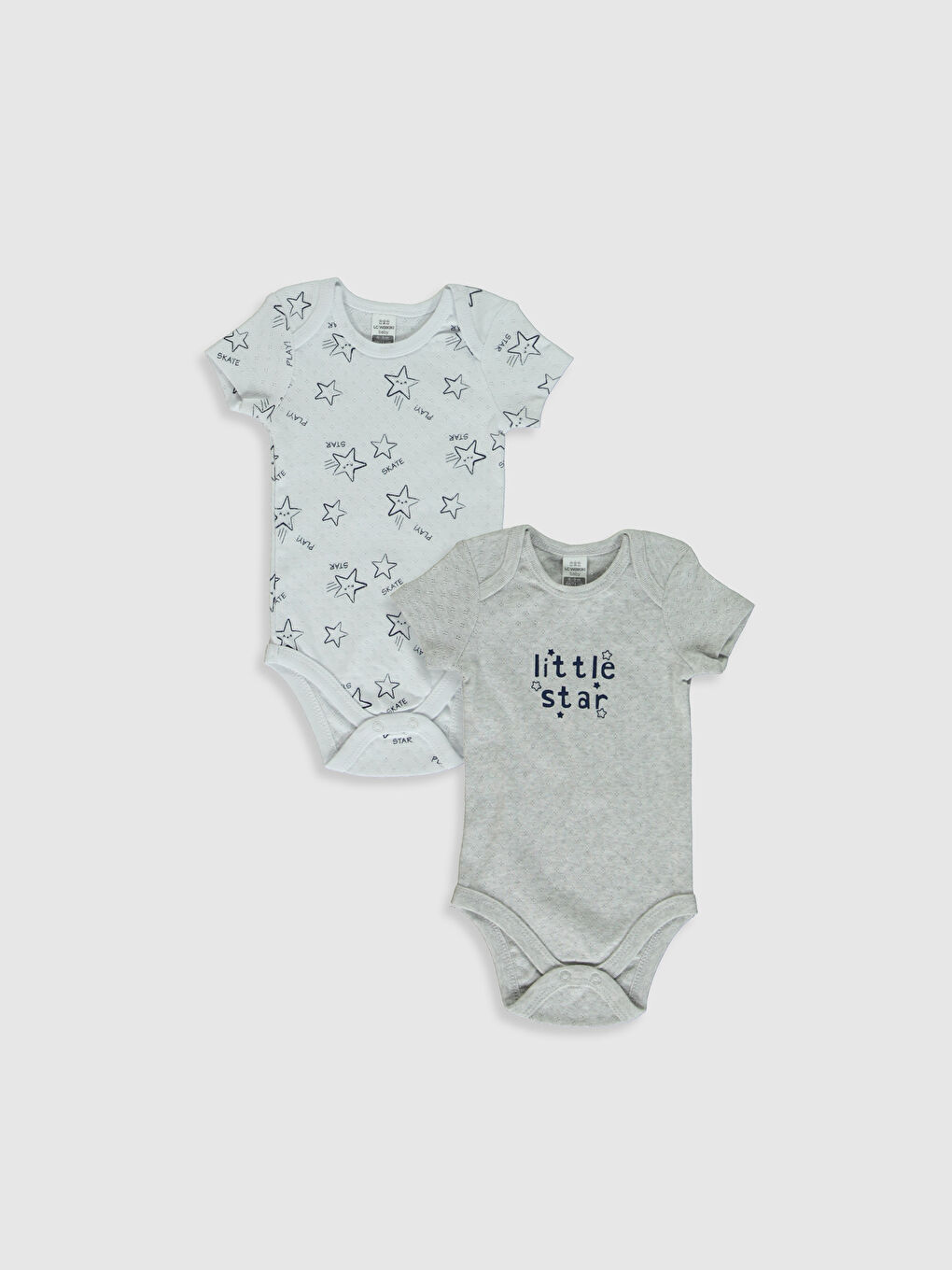 Short Sleeved Baby Boy Press Stud Press Stud Body