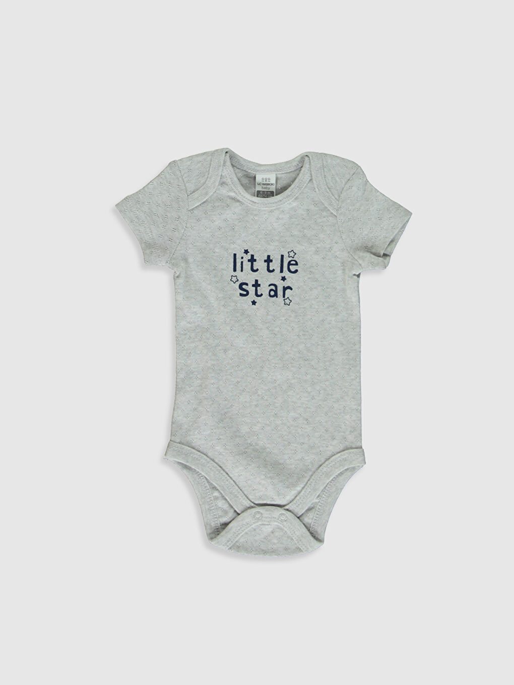 Short Sleeved Baby Boy Press Stud Press Stud Body-2