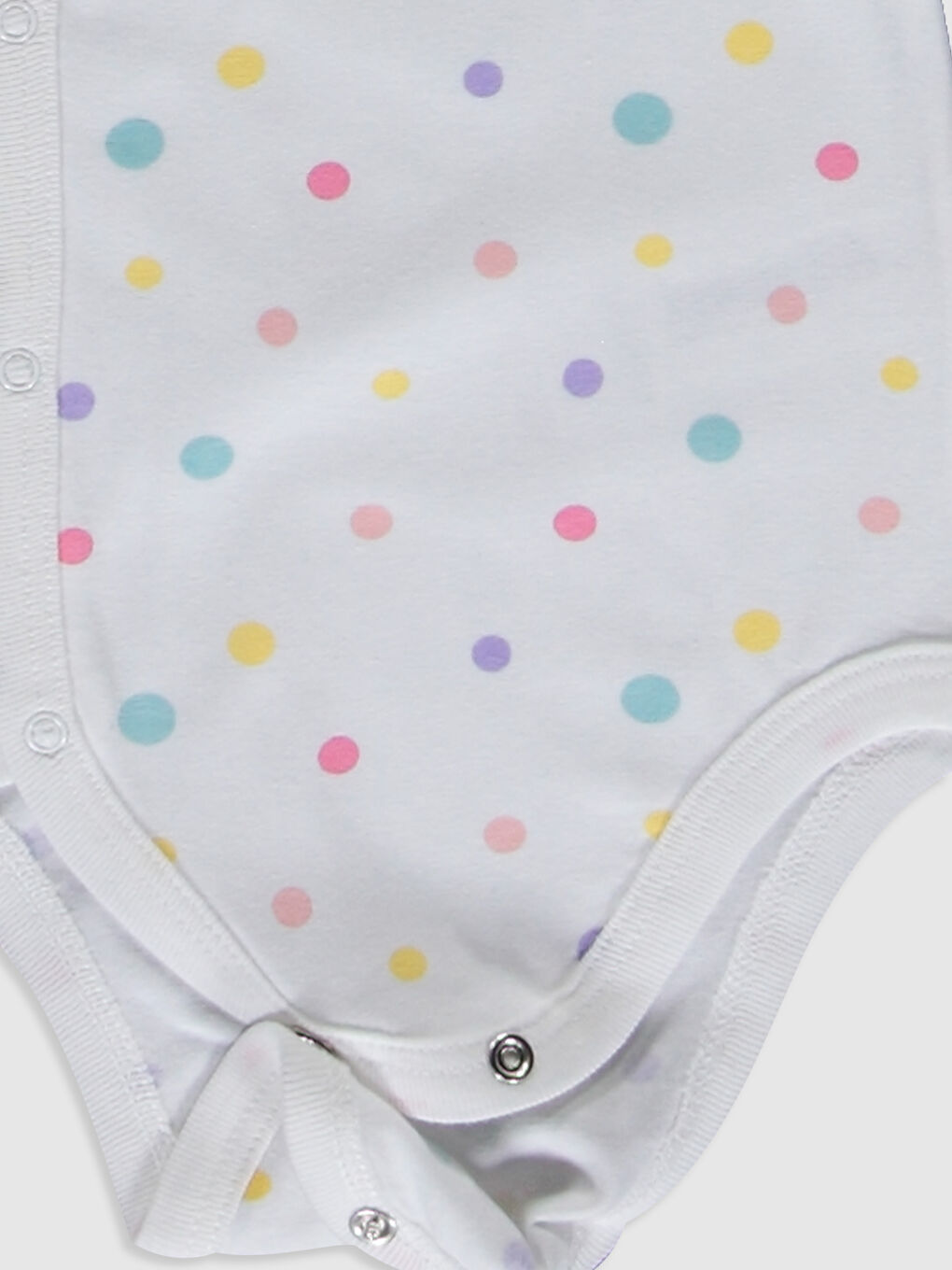 Short Sleeved Baby Girl Press Stud Press Stud Body-5