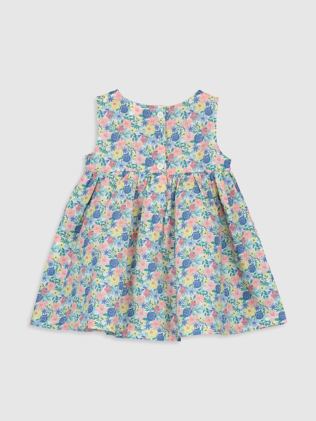 Сукня для новонароджених дівчаток з круглим вирізом горловини-3