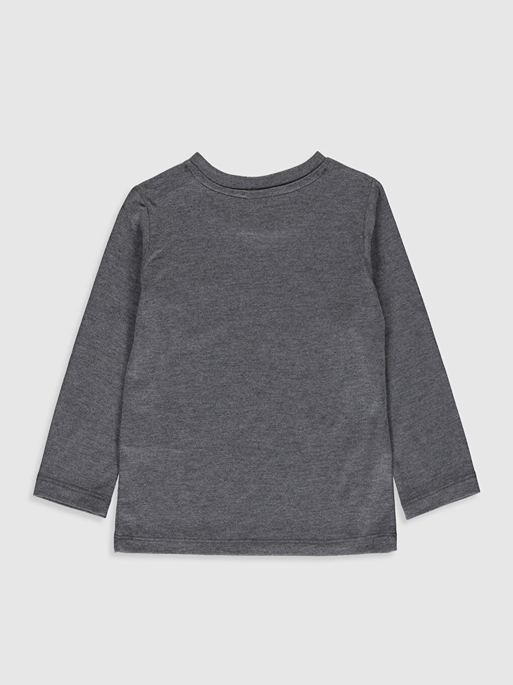 تيشيرت بأكمام طويلة برقبة دائرية للأولاد الرضع-1