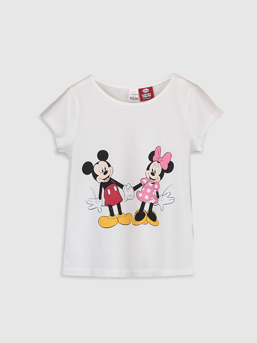 Baby Girl's Minnie and Mickey Mouse Printed T-Shirt