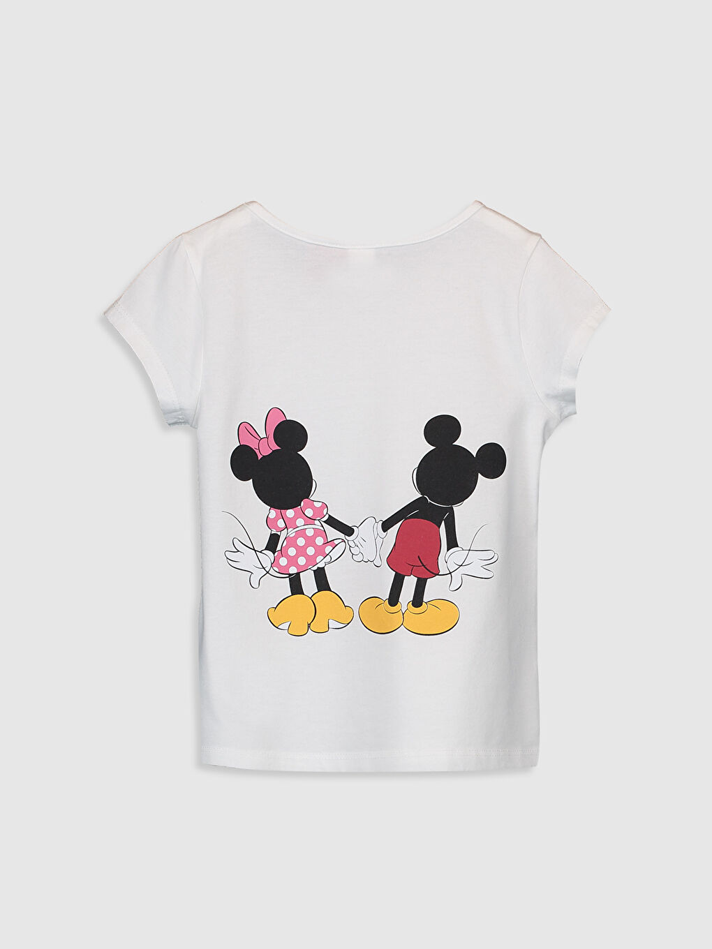 Baby Girl's Minnie and Mickey Mouse Printed T-Shirt-1