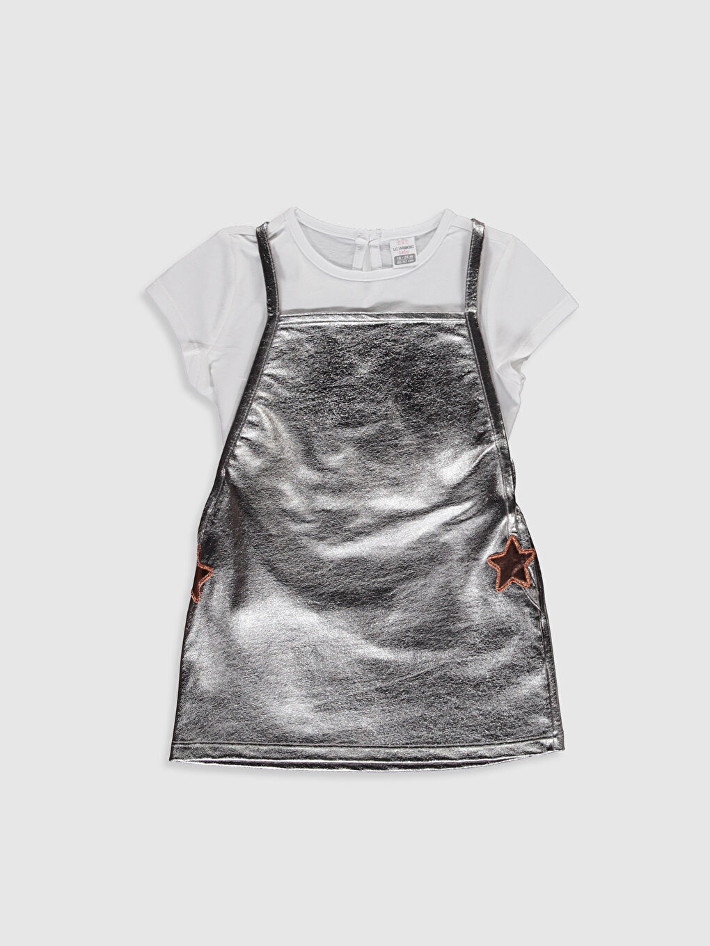 Robe GRIS Bébé Fille-1
