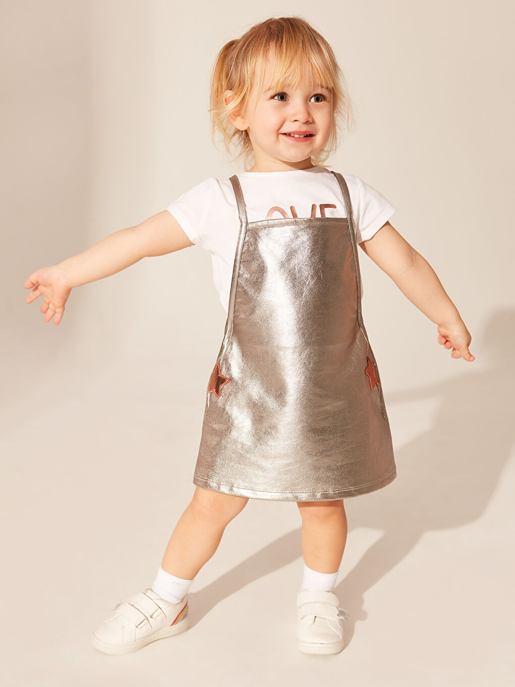 Robe GRIS Bébé Fille