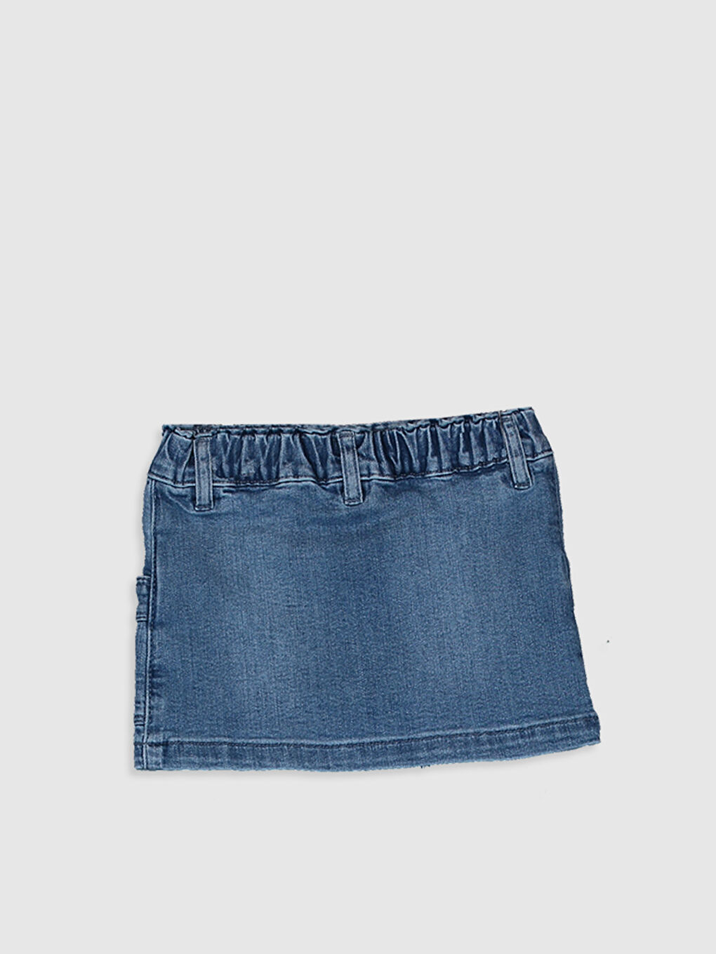 Orta İndigo Rodeo Etek-1