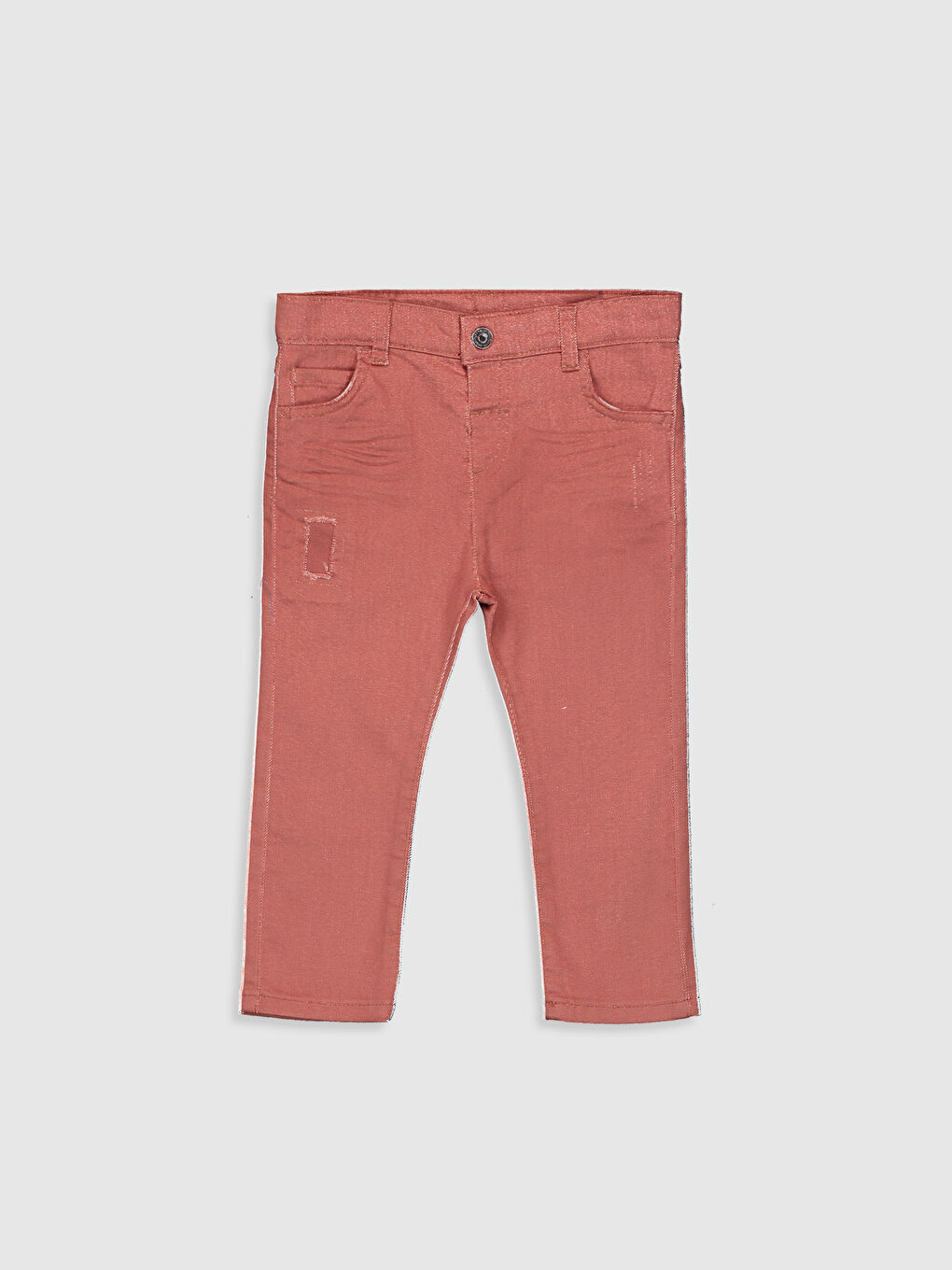 Pembe Dar Kalıp Erkek Bebek Pantolon