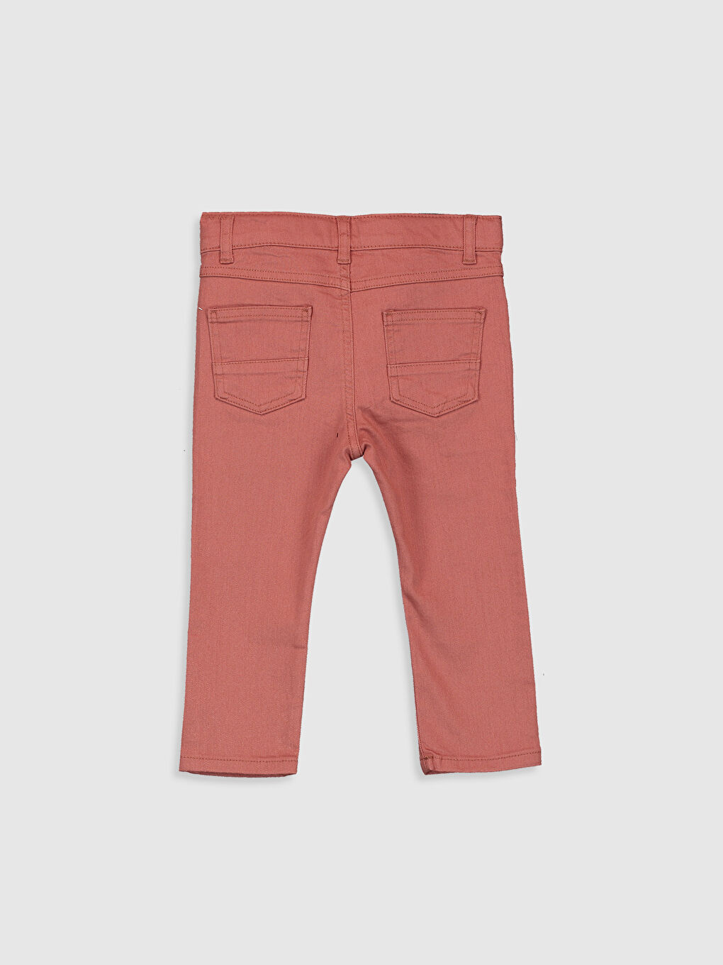Pembe Dar Kalıp Erkek Bebek Pantolon-1