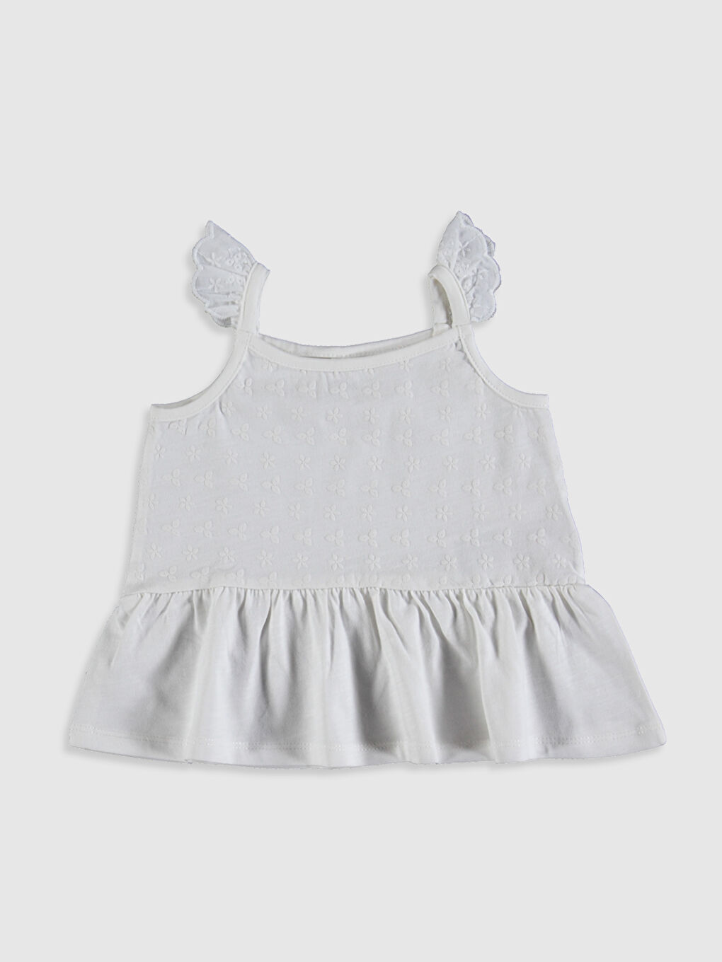 Boat Neck Baby Girl Singlet