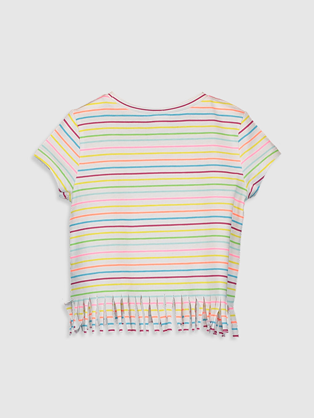 Crew Neck Short Sleeve Baby Girls' T-Shirt-1