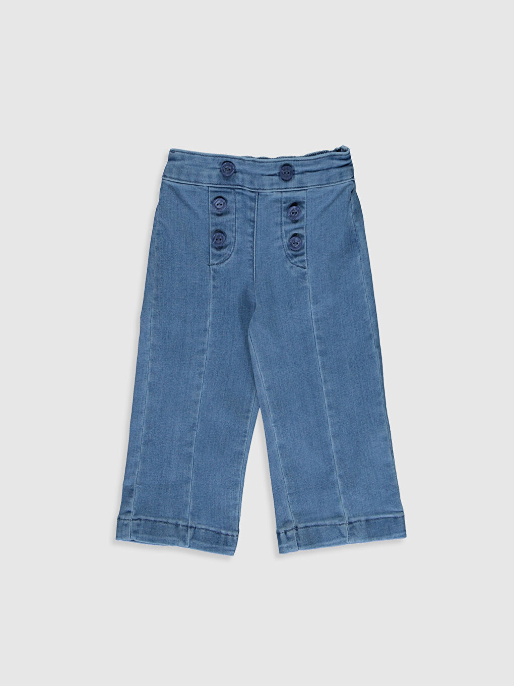 İndigo Rahat Kalıp Kız Bebek Jean