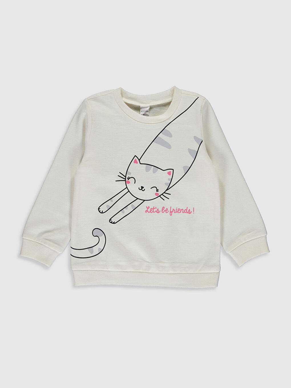 Ekru Uzun Kollu Kız Bebek Takım-2