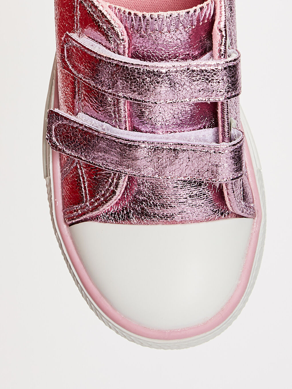 Pembe Kız Bebek Cırt Cırtlı Işıklı Spor Ayakkabı-4