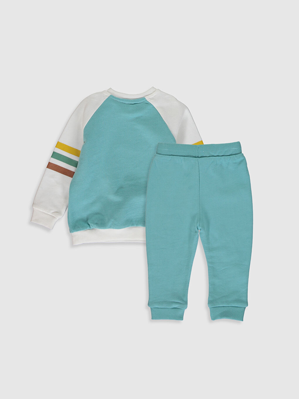 Yeşil Uzun Kollu Erkek Bebek Takım-1