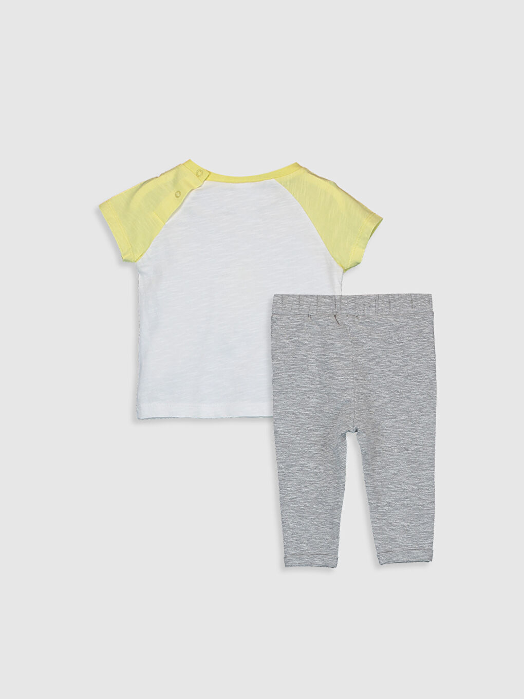 Ekru Erkek Bebek Tişört ve Pantolon-1