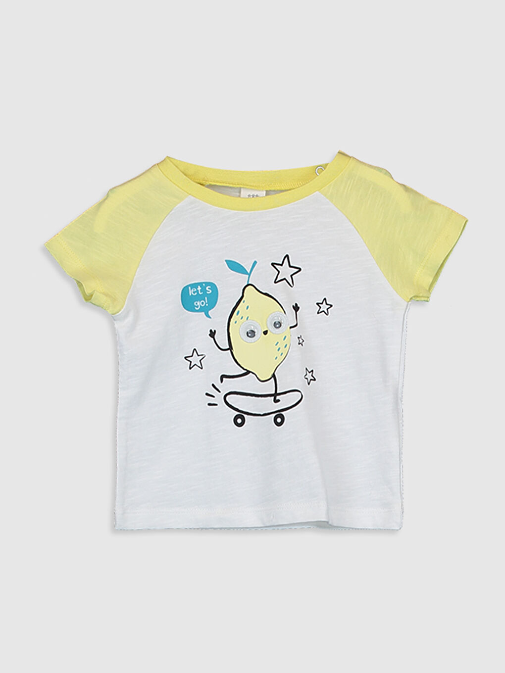 Ekru Erkek Bebek Tişört ve Pantolon-2