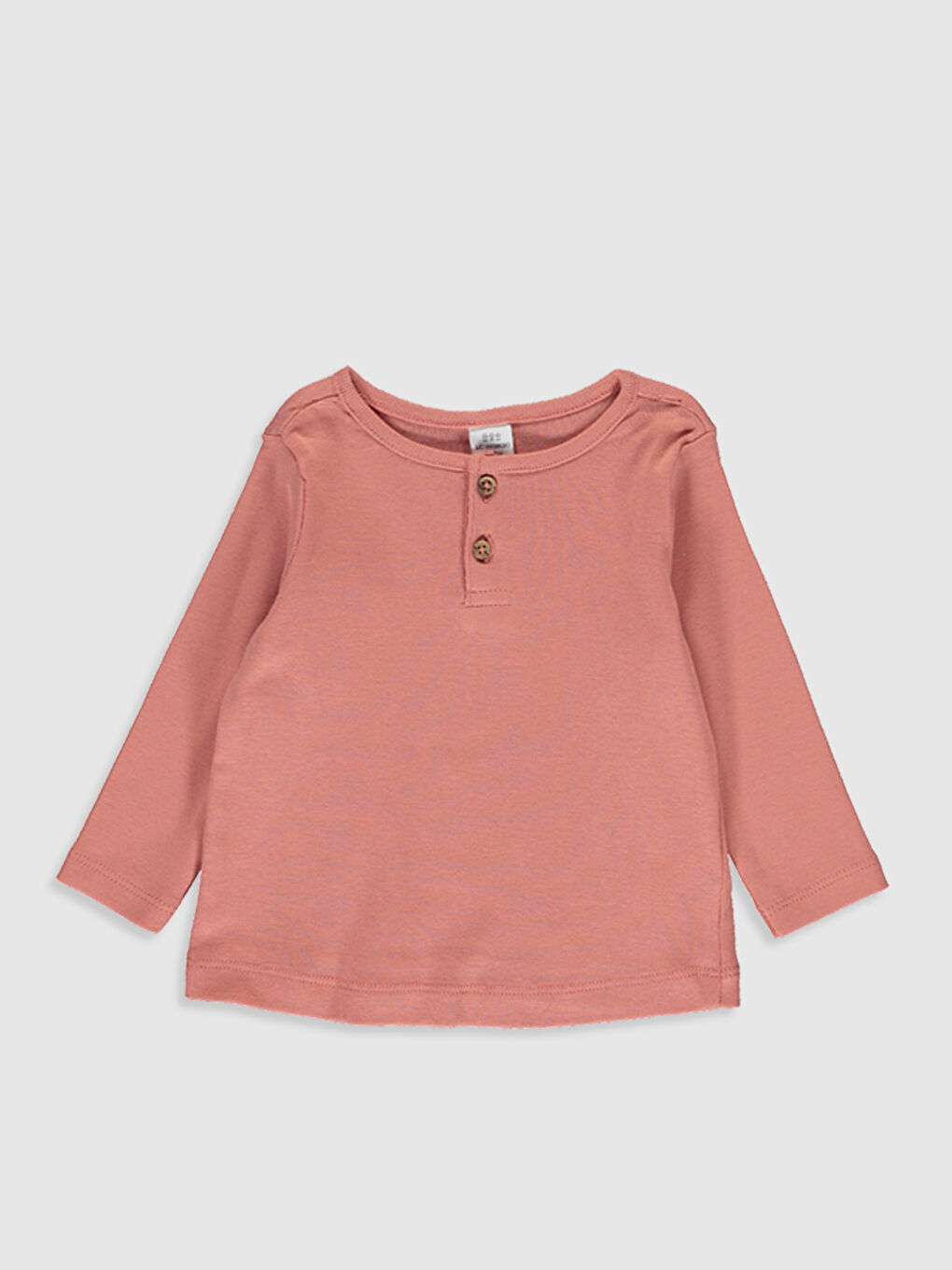 Mercan Bisiklet Yaka Uzun Kol Basic Kız Bebek Pijama Takımı-2