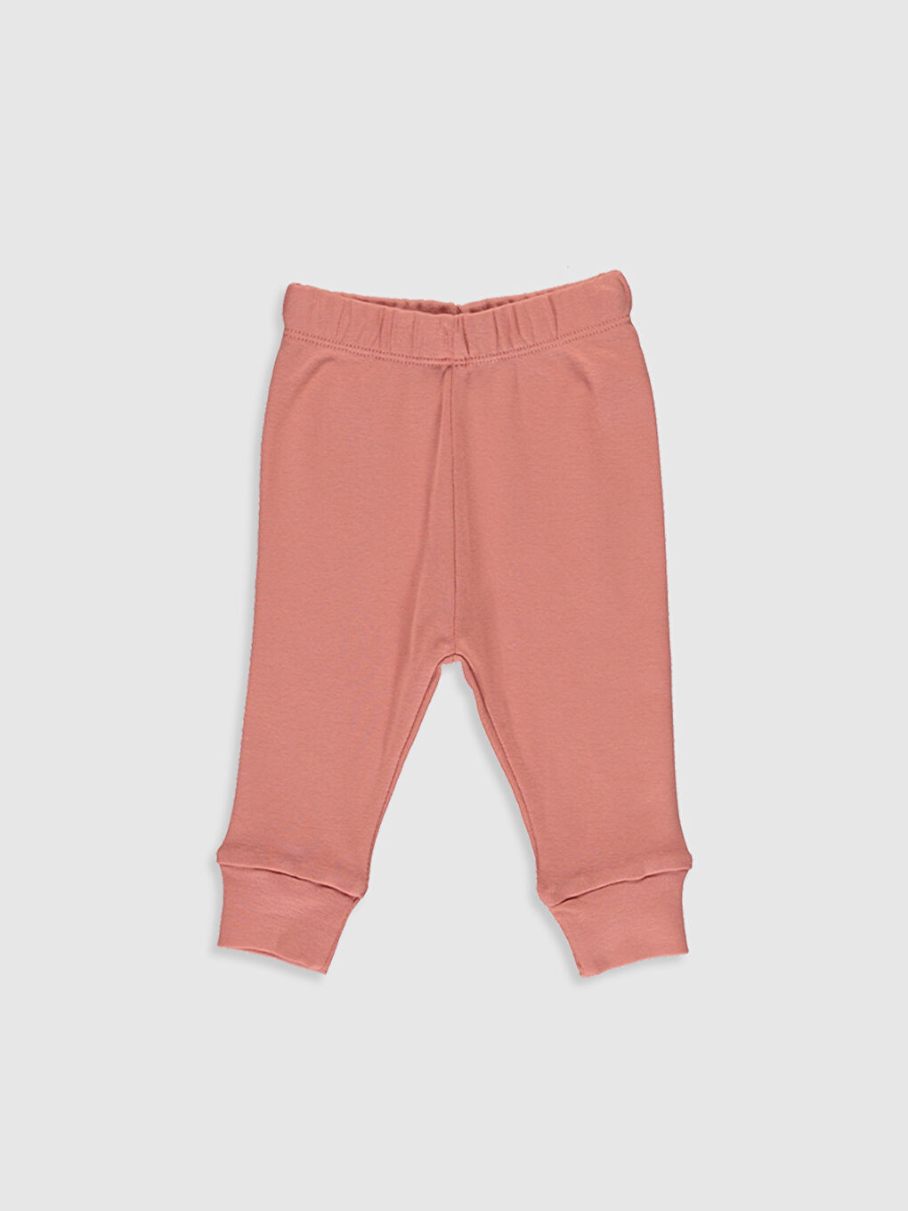 Mercan Bisiklet Yaka Uzun Kol Basic Kız Bebek Pijama Takımı-3