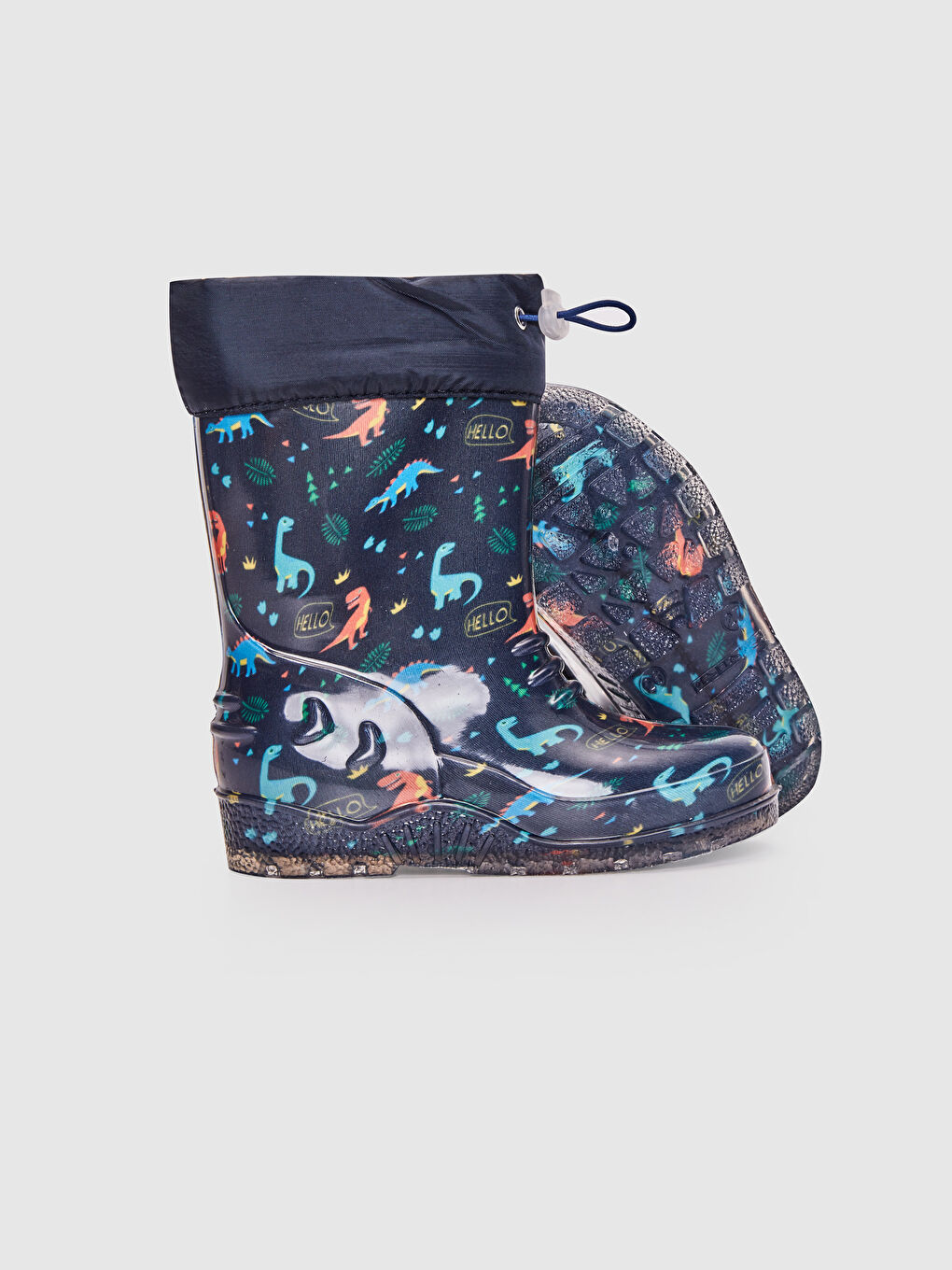 Lacivert Erkek Bebek Baskılı Yağmur Botu-2