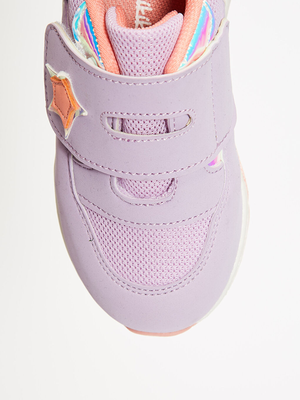 Lila Kız Bebek Işıklı Spor Ayakkabı-5