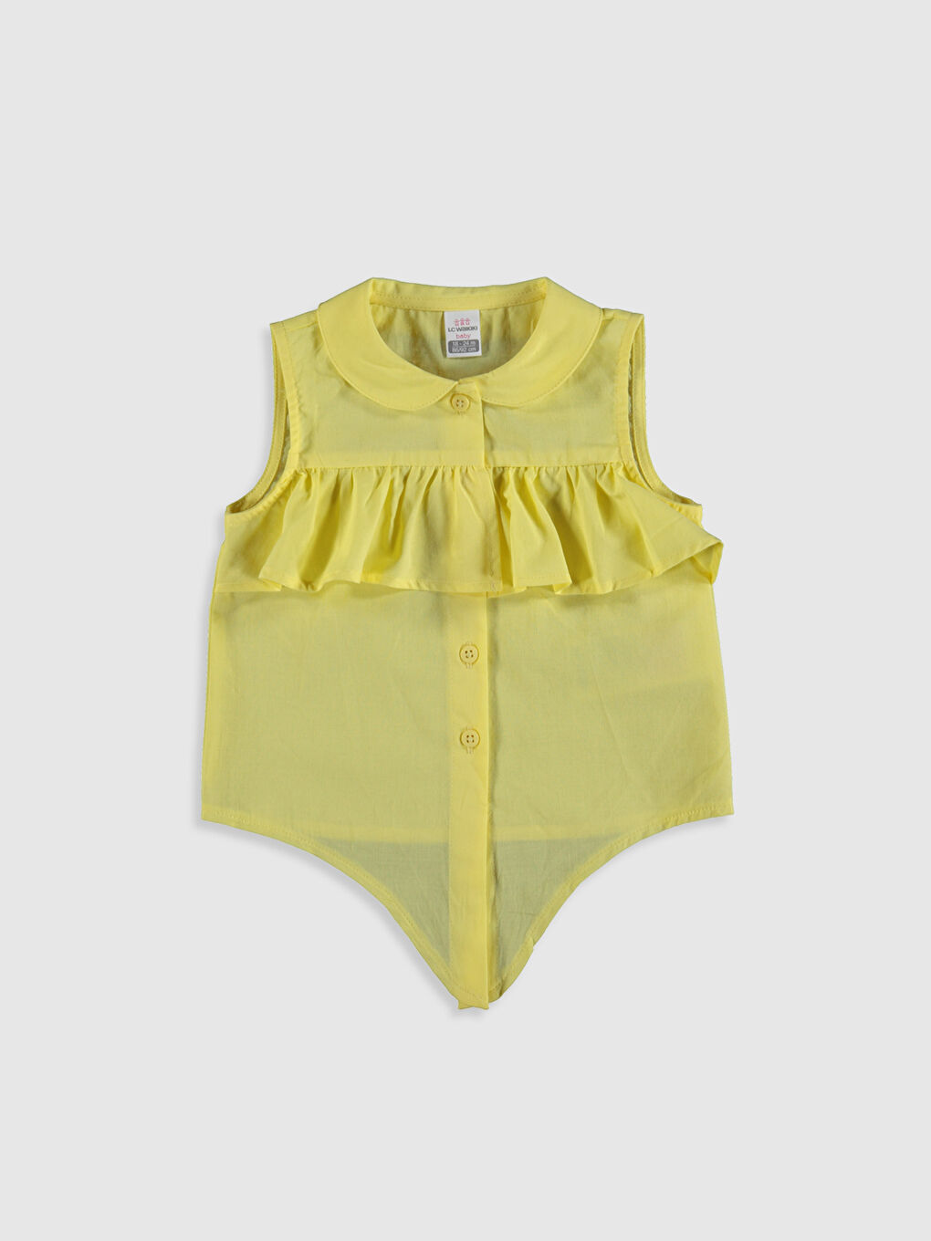 Chemise en popeline pour bébé fille