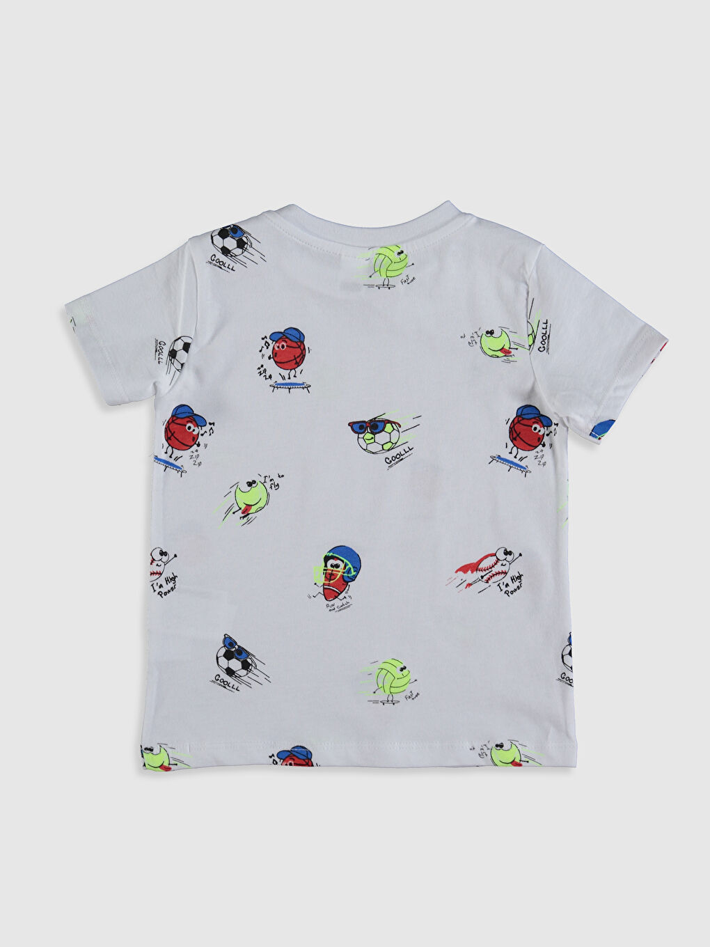 Turuncu Bisiklet Yaka Kısa Kollu Erkek Bebek Tişört-1