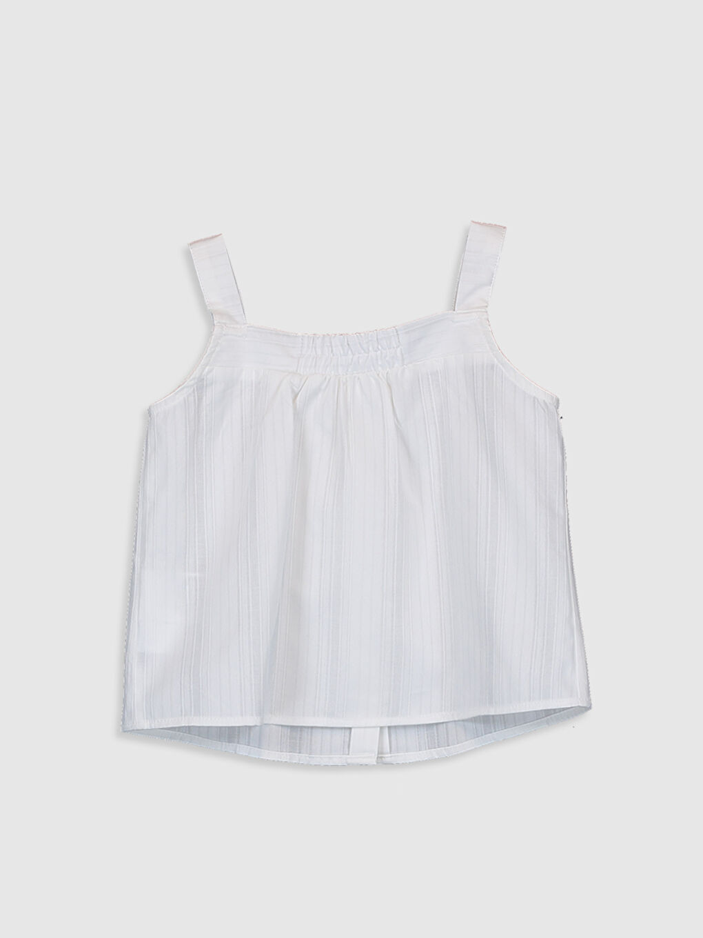 Chemise Bébé Fille Col Carré-1