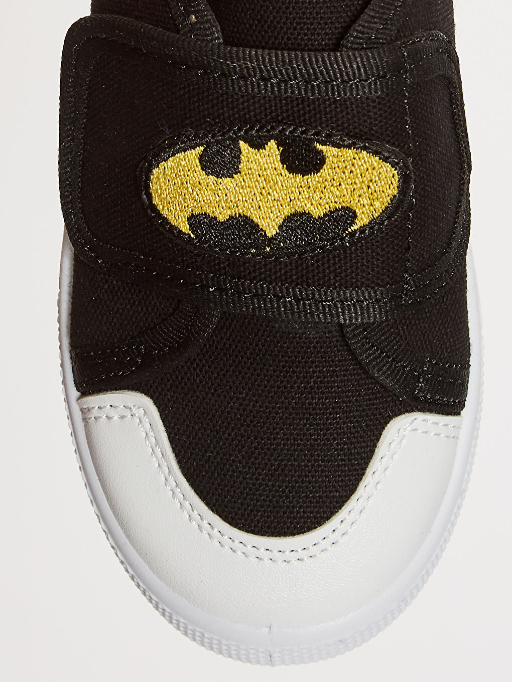 Siyah Erkek Bebek Batman Lisanslı Günlük Bez Ayakkabı-4