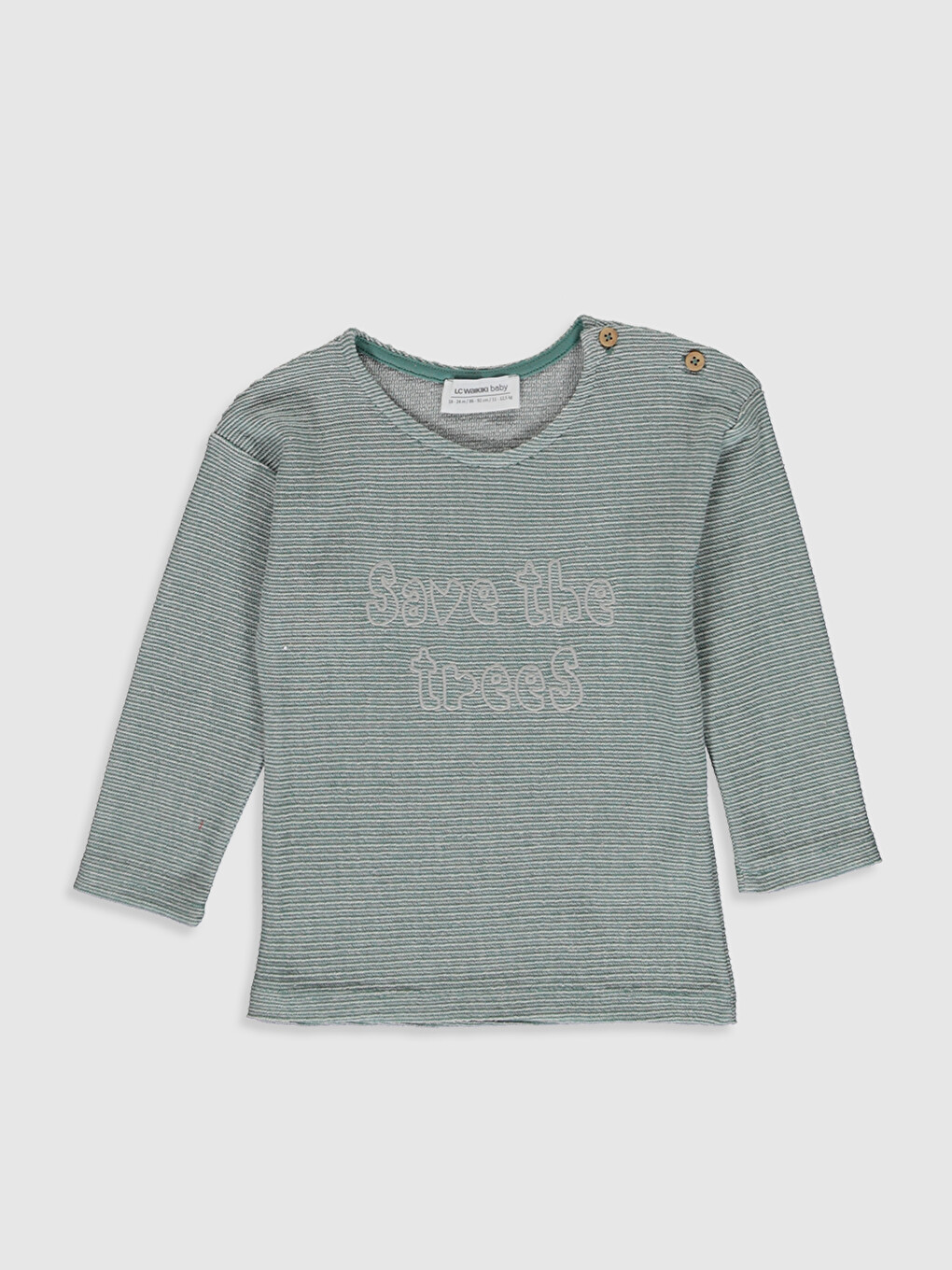 Crew Neck Long Sleeve Baby Boys' Sweatshirt
