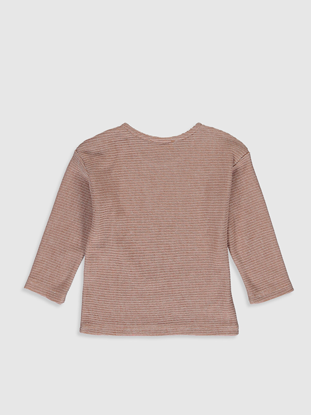 Bisiklet Yaka Uzun Kollu Erkek Bebek Sweatshirt-1