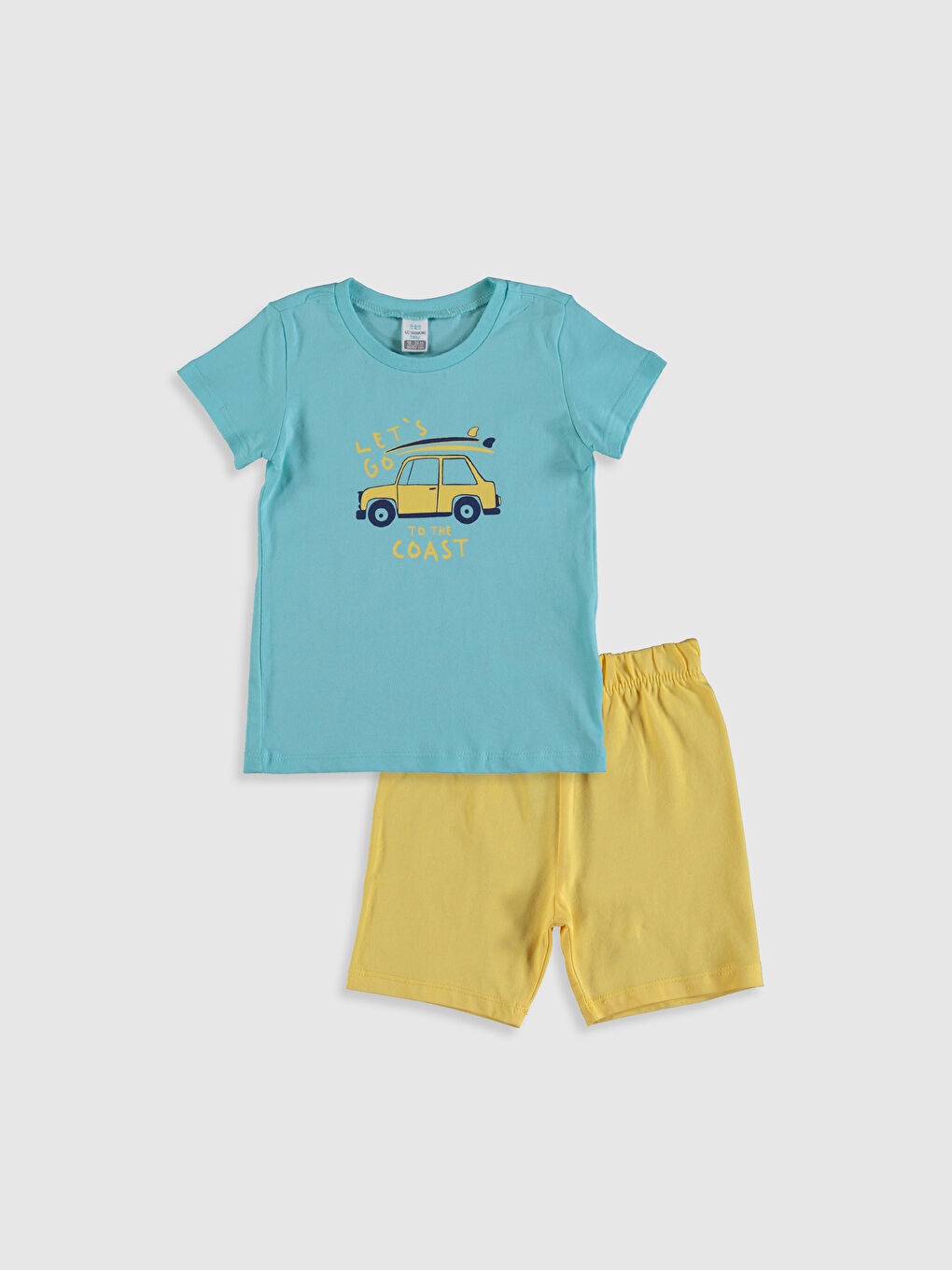 LC Waikiki Short Sleeved Baby Boy Suit -0SC363Z1-G1A