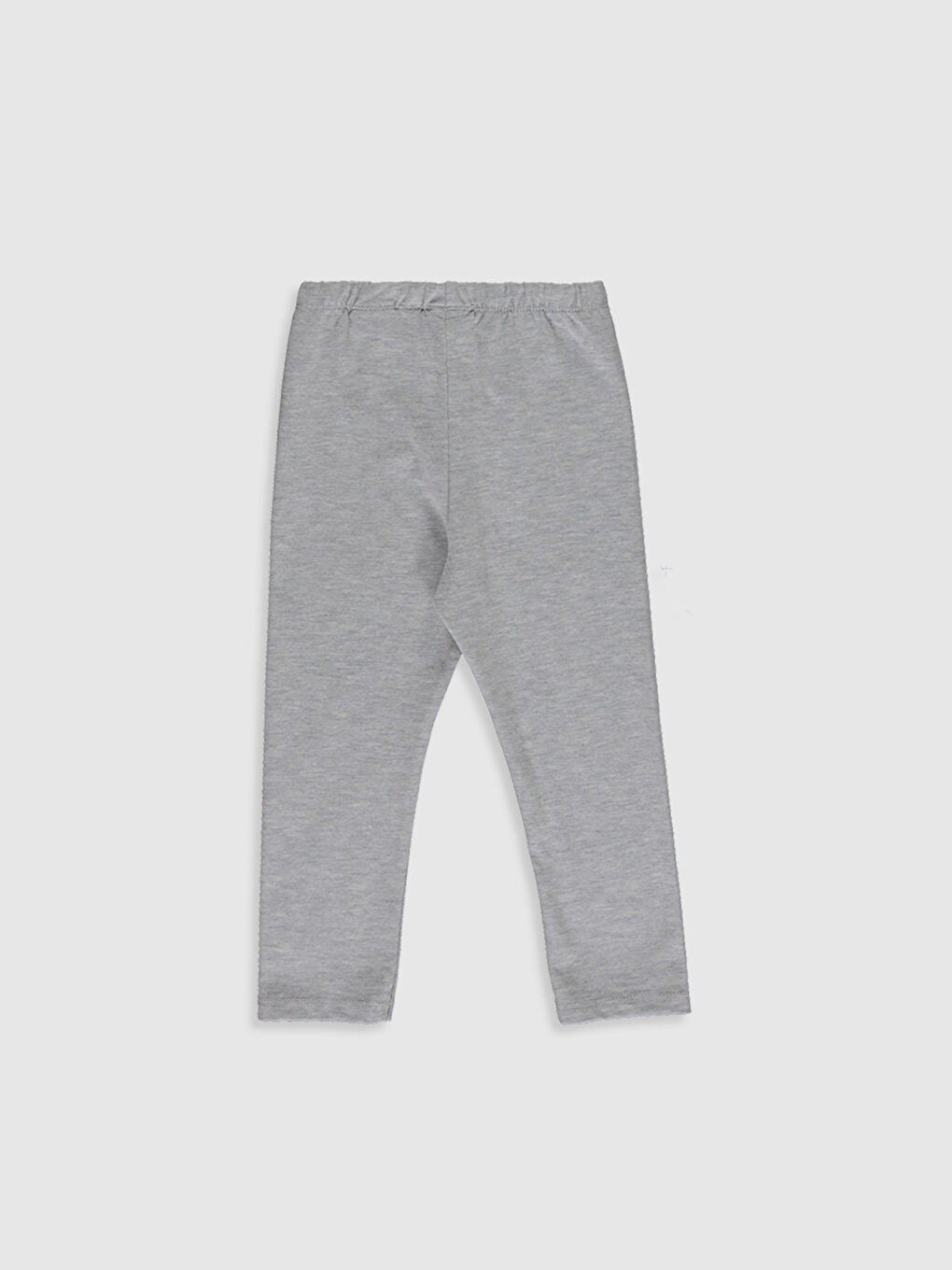 Gri Minnie Mouse Baskılı Kız Bebek Tayt-1