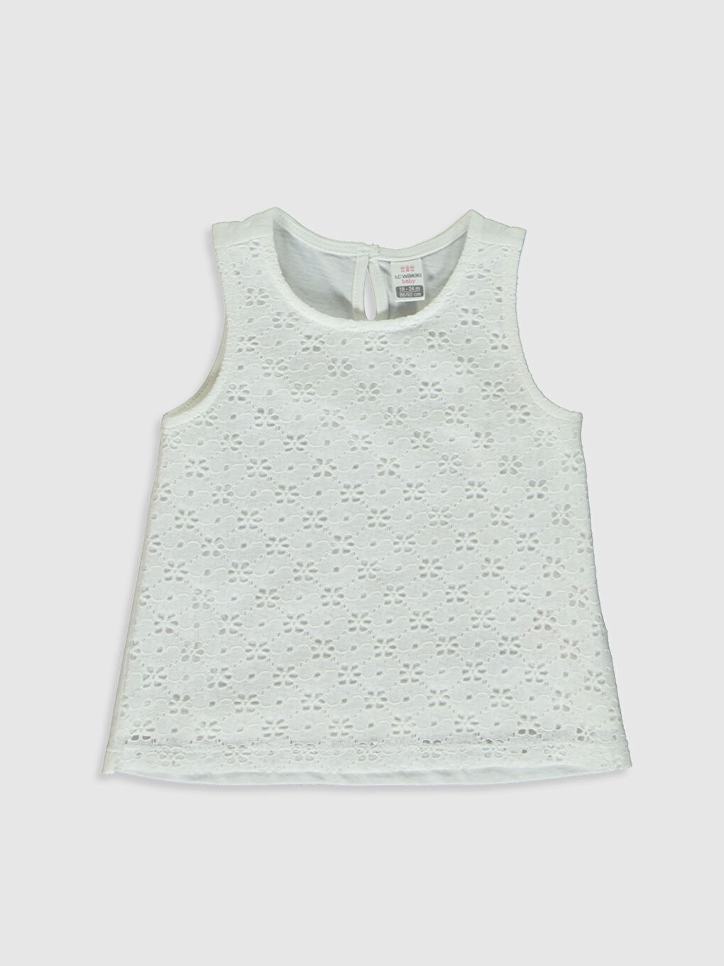 LC Waikiki Majica bez rukava sa okruglim izrezom za bebe devojčice -0SD231Z1-FDU